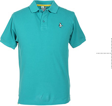 マリンカラーのポロシャツ
[チャムス]